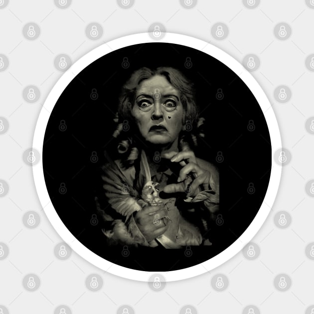 Whatever Happened Baby Jane - Vintage Magnet by misuwaoda
